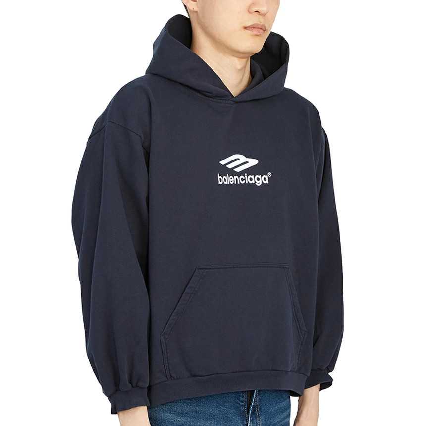 Balenciaga Navy Hoodie