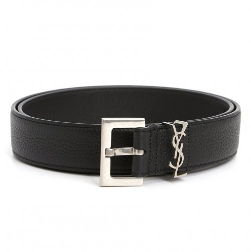 Saint Laurent belt in hammered leather