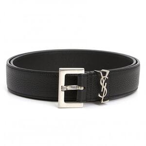 Saint Laurent belt in hammered leather
