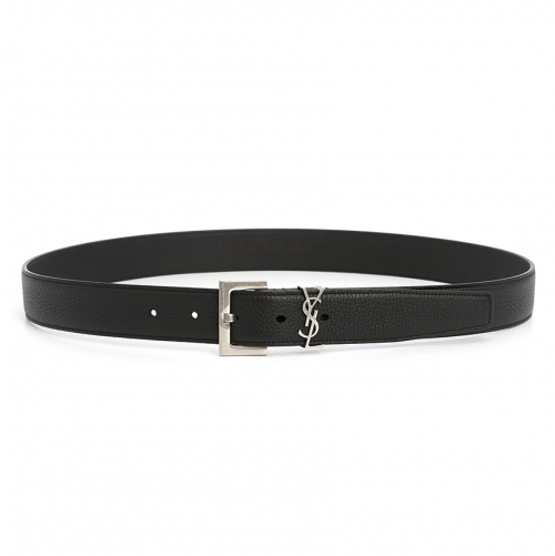 Saint Laurent belt in hammered leather