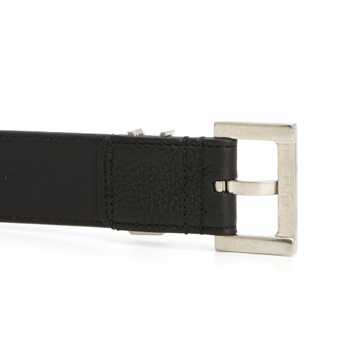 Saint Laurent belt in hammered leather