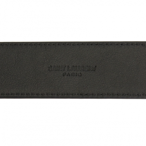 Saint Laurent belt in hammered leather