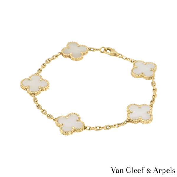 Yellow Gold Vintage Alhambra Bracelet 