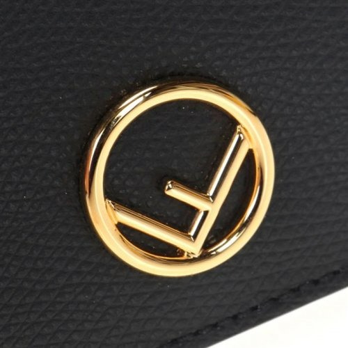 F logo compact wallet 