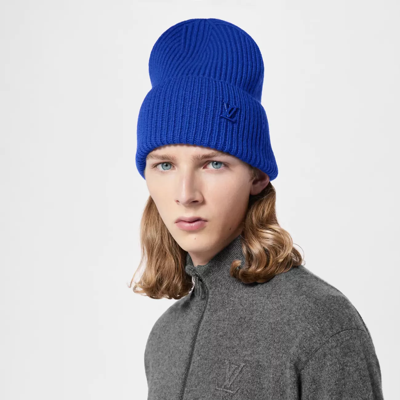 LV AHEAD BEANIE BLUE
