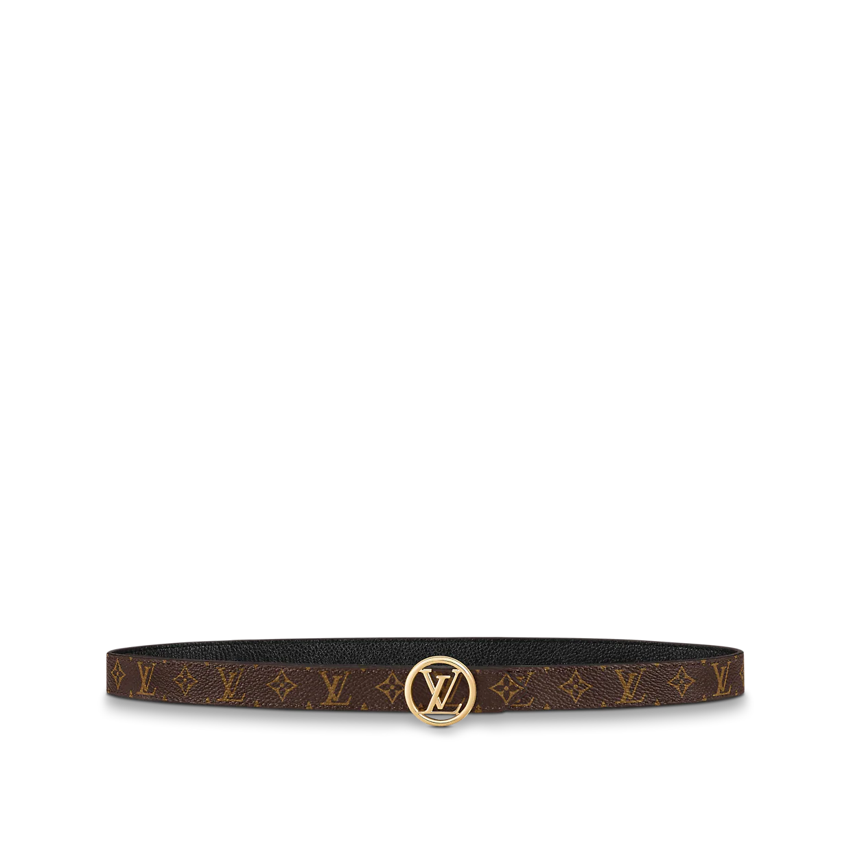 LV CIRCLE 20MM REVERSIBLE BELT (MONOGRAM)