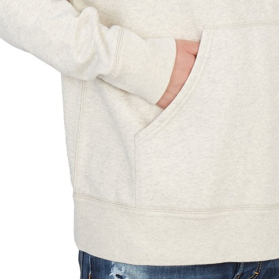 Men's hooded long-sleeved brushed sweatshirt