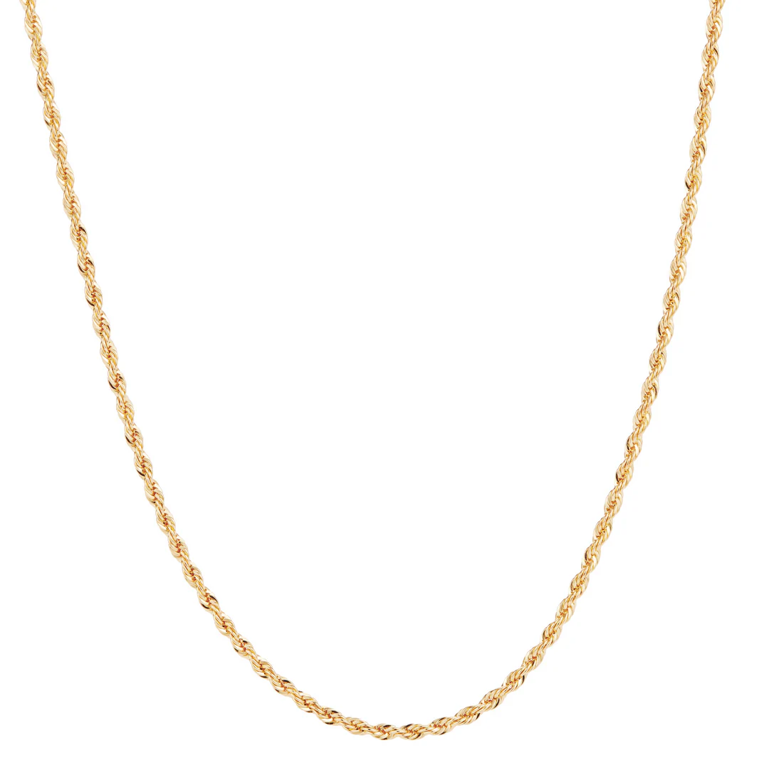 Rope chain gold
