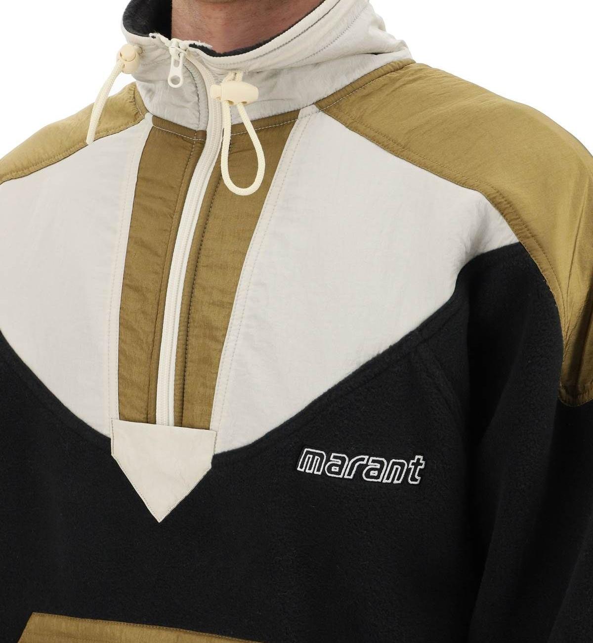 Color block windbreaker