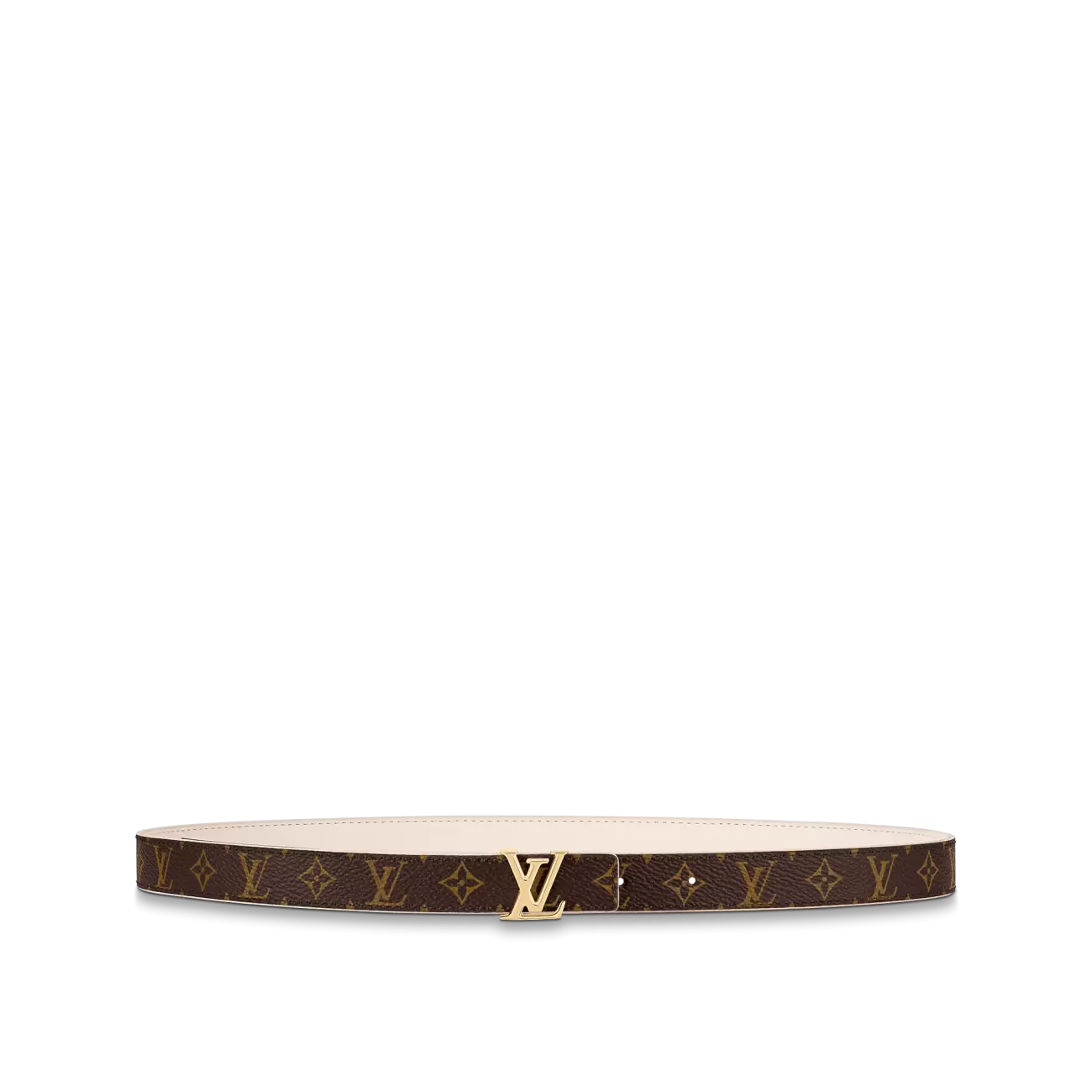 LV ICONIC 20MM REVERSIBLE BELT CREME