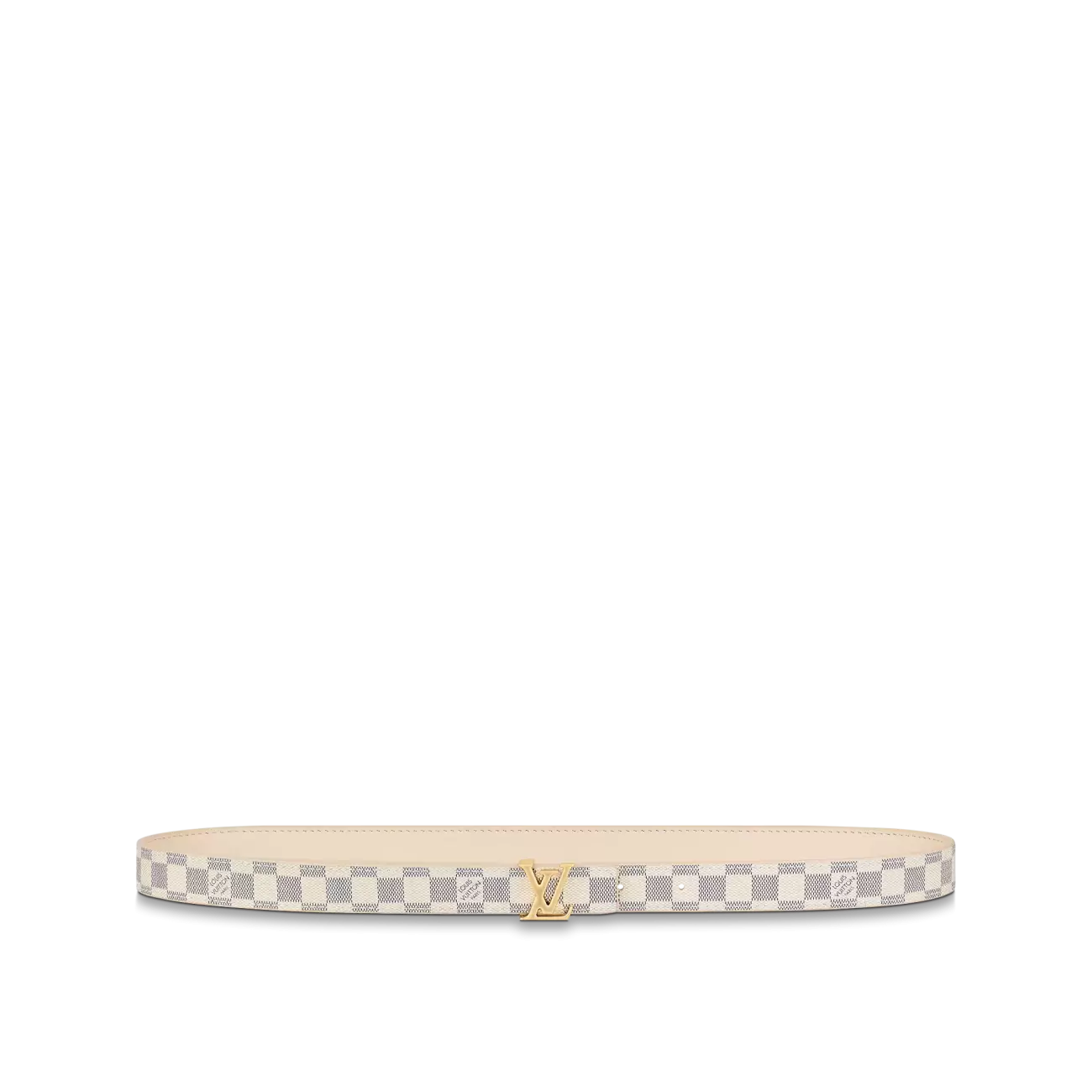 LV ICONIC 20 MM REVERSIBLE BELT DAMIER BLEU