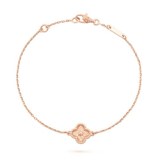 Sweet Alhambra Bracelet Rose Gold