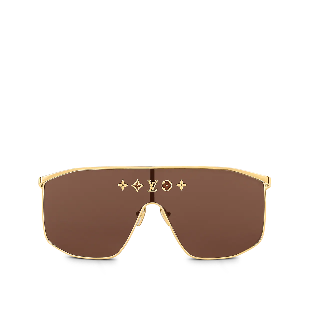 LV GOLDEN MASK SUNGLASSES (Brown lens)