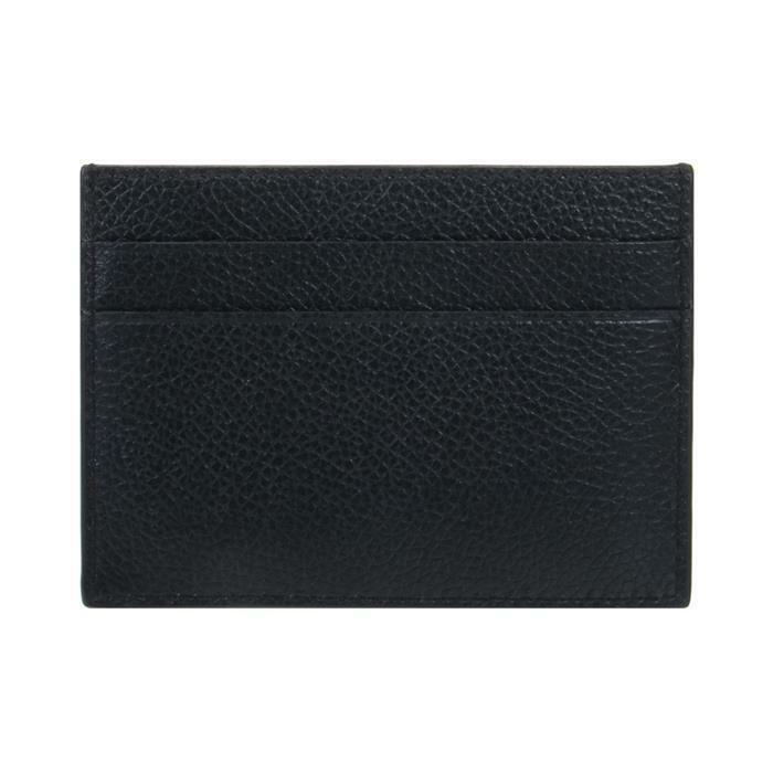 Balenciaga Logo Print Card Holder Black 