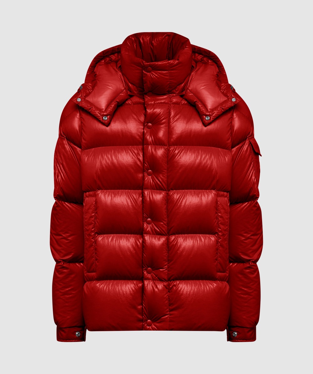 Moncler Genius Maya 70 down jacket 'berry red'