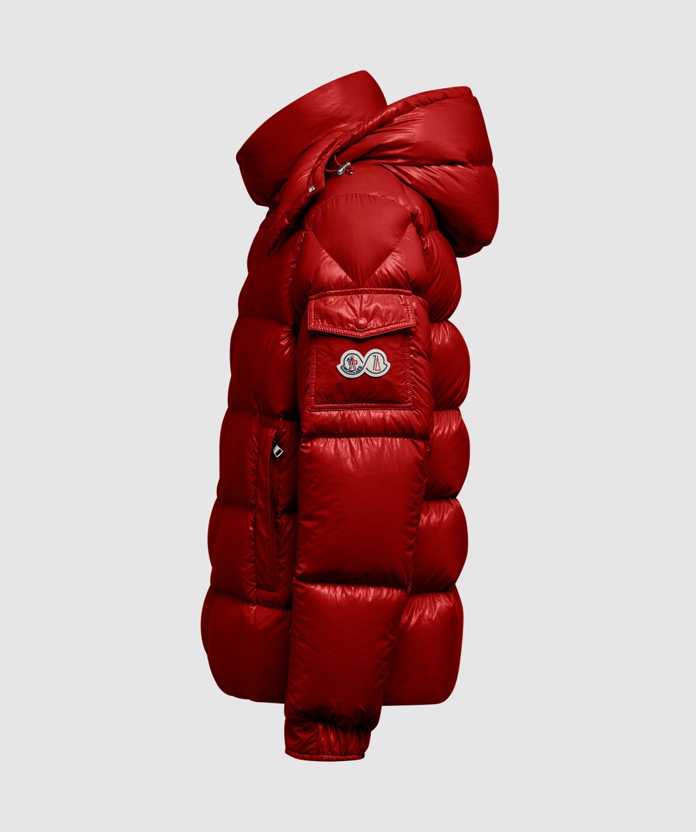 Moncler Genius Maya 70 down jacket 'berry red'