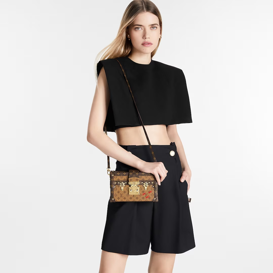 PETITE MALLE MONOGRAM REVERSE CANVAS