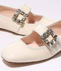 Tre Vivier  Buckle Baby Ballerina Flats