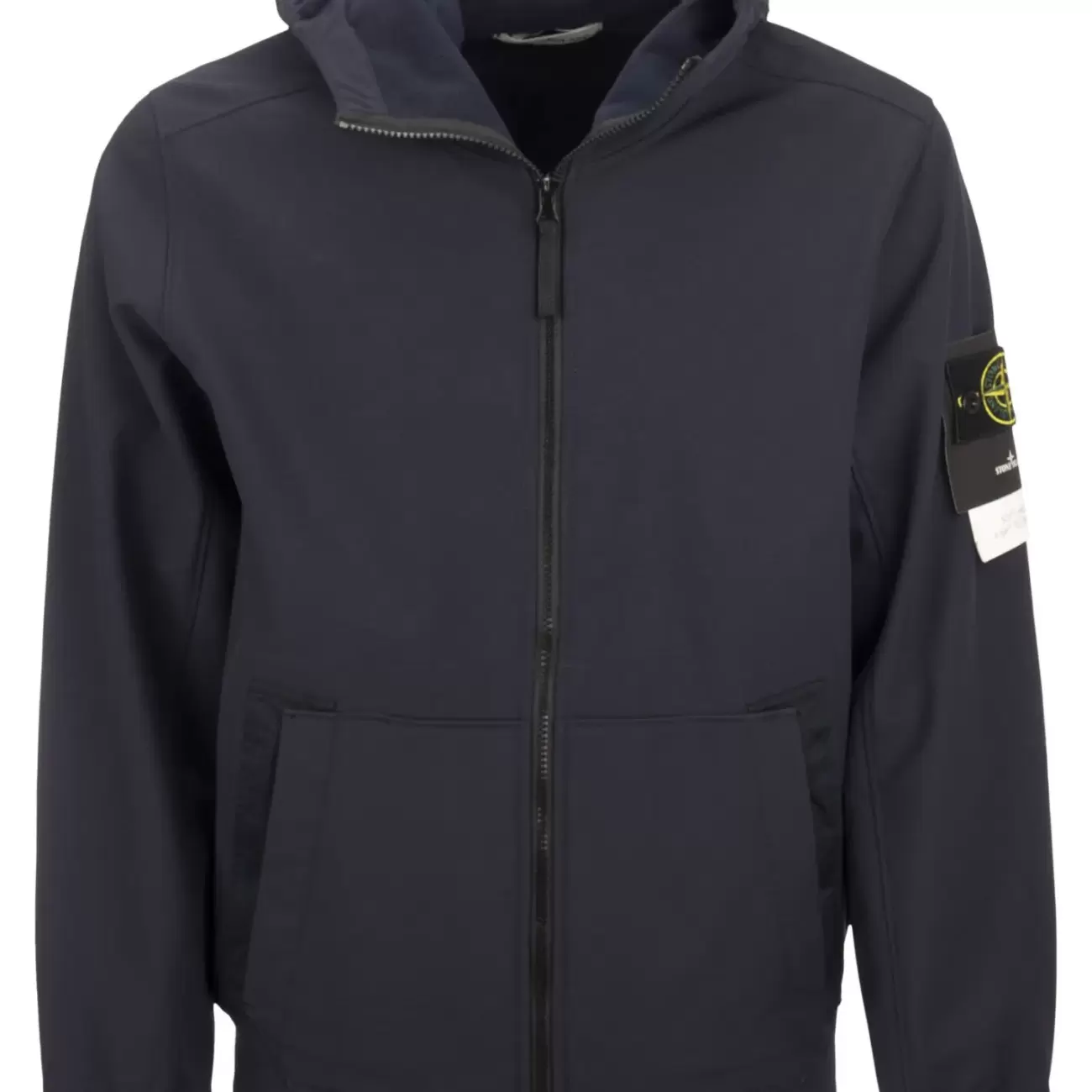 Soft-Shell Hooded Jacket Navy
