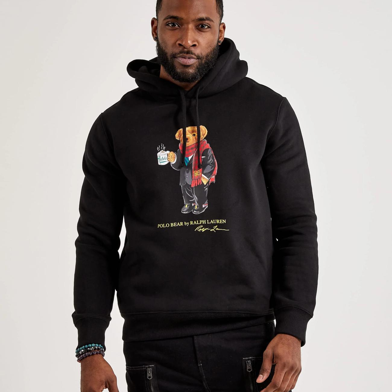 Bear Hoodie - Black