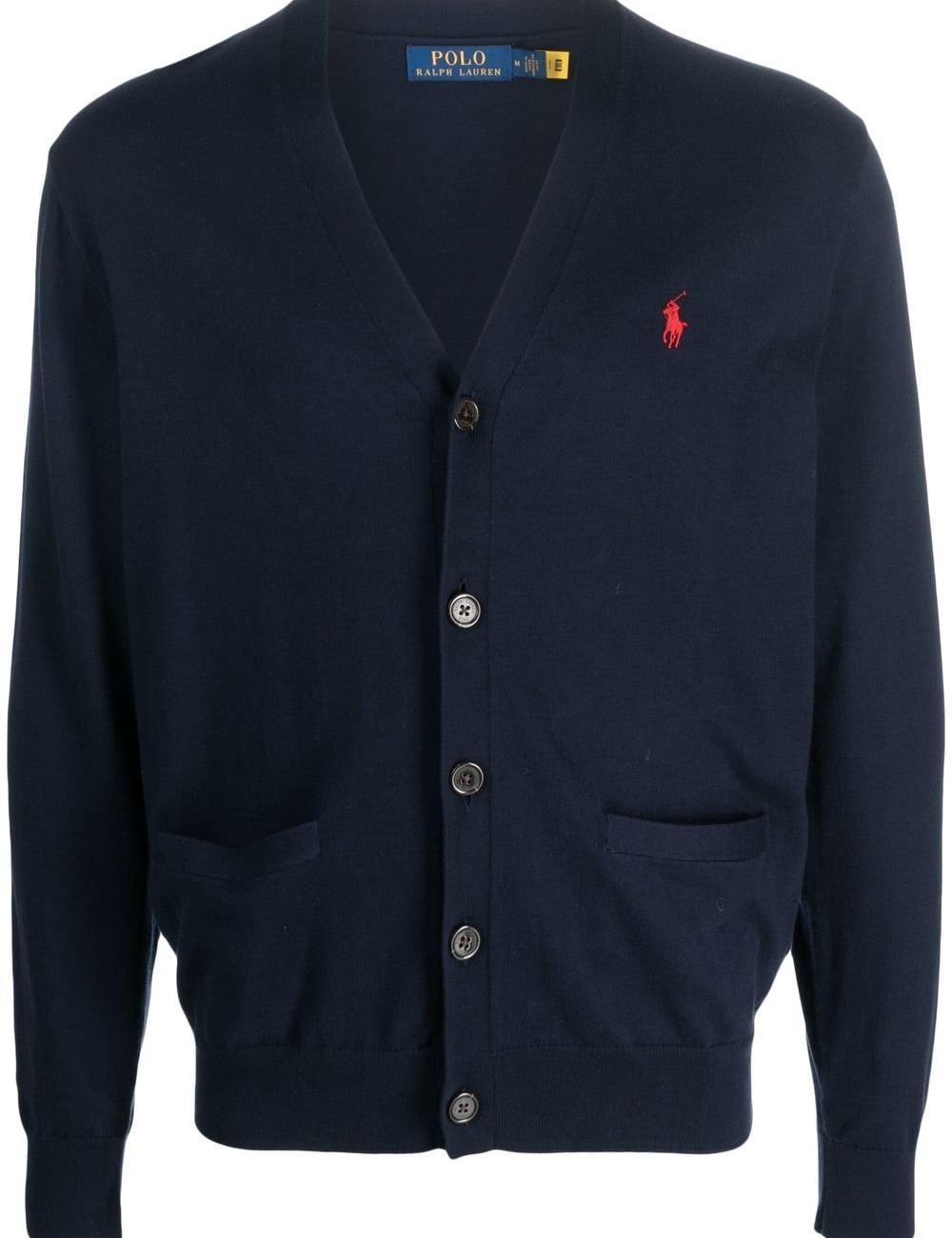 Pony Logo Embroidered Cardigan 