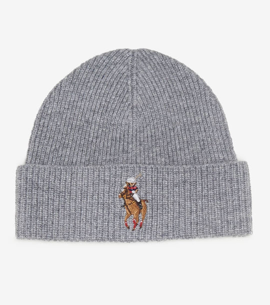 Pony Riding Bear Wool Beanie 