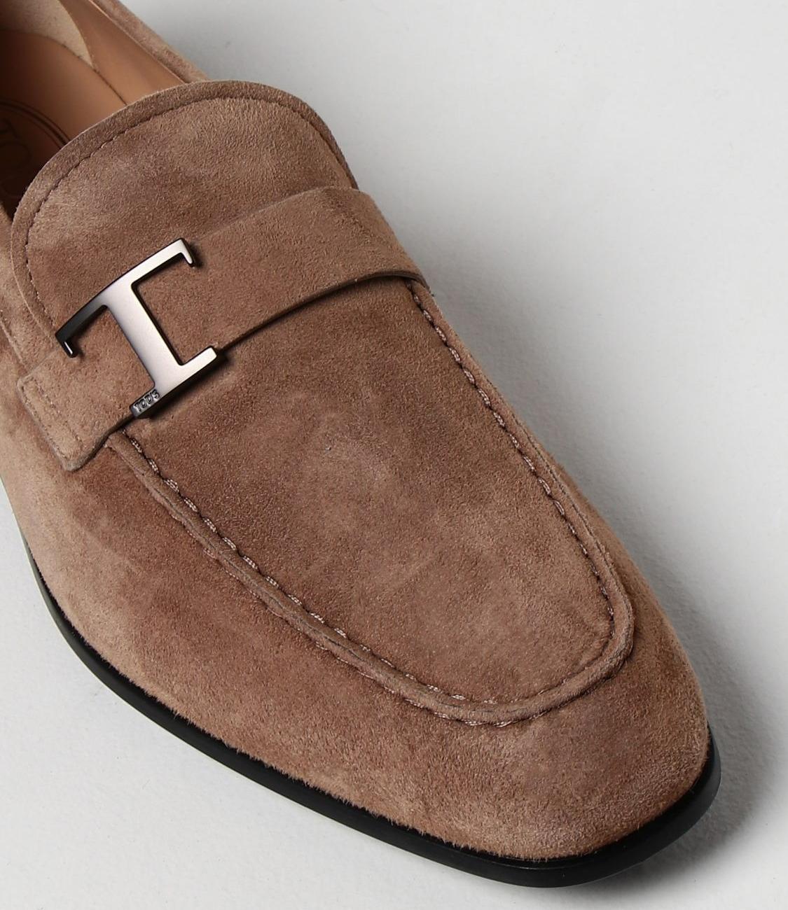 Tod's Logo Plaque Slip-On Loafers