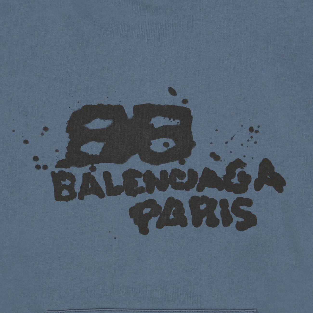 HAND DRAWN BB Logo Oversized Fit Hoodie