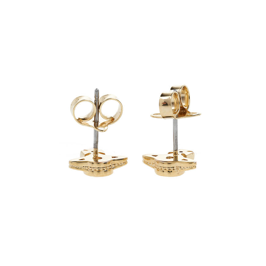 LONDON ORB EARRINGS - YELLOW GOLD