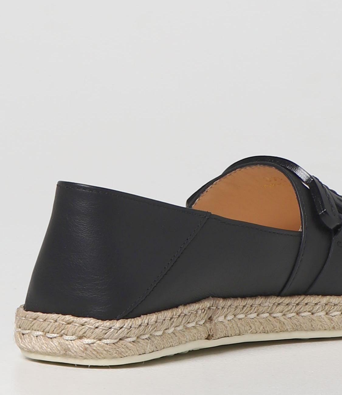 Tod's smooth leather espadrilles