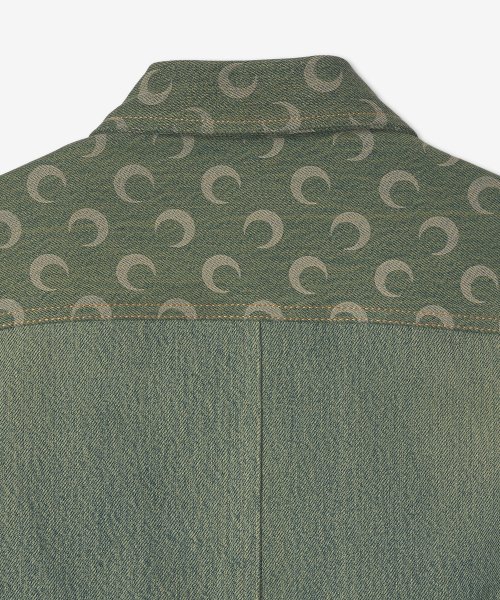 Women's Moon Denim Jacket - Green