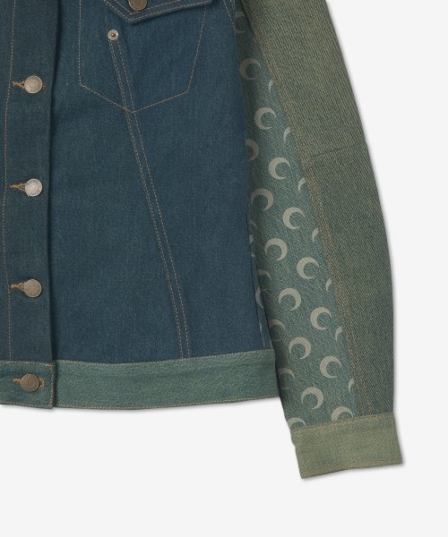 Women's Moon Denim Jacket - Green