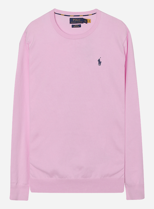 Cotton Pony Logo Knit - Pink