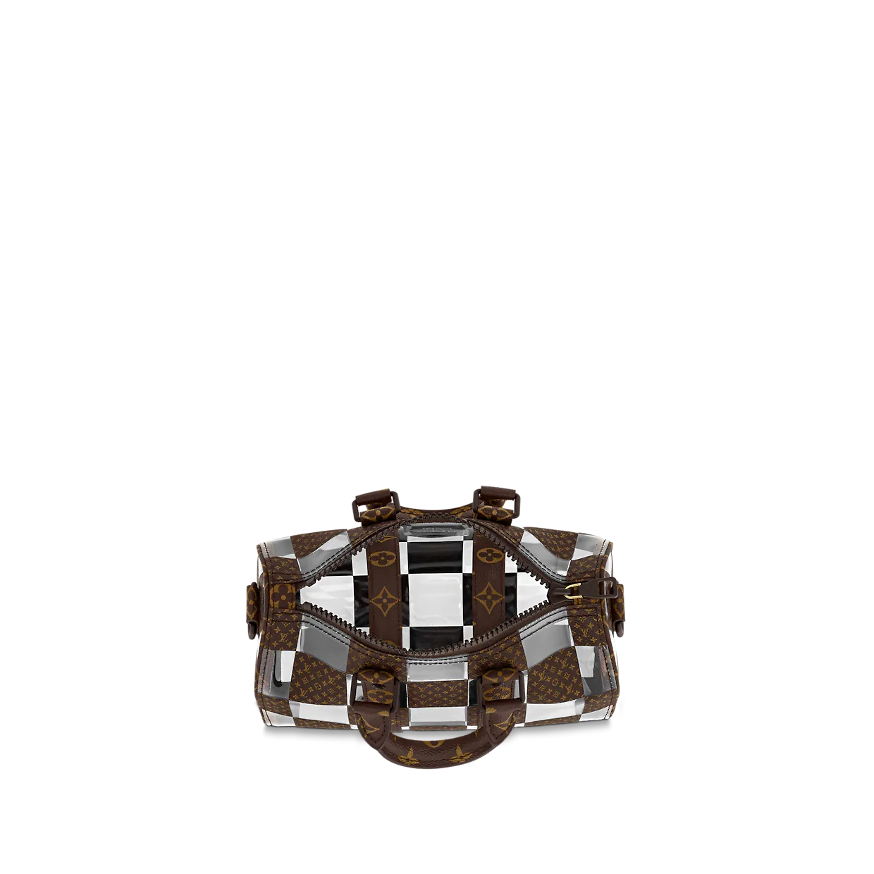 KEEPALL BANDOULIÈRE 25 “Monogram Chess”