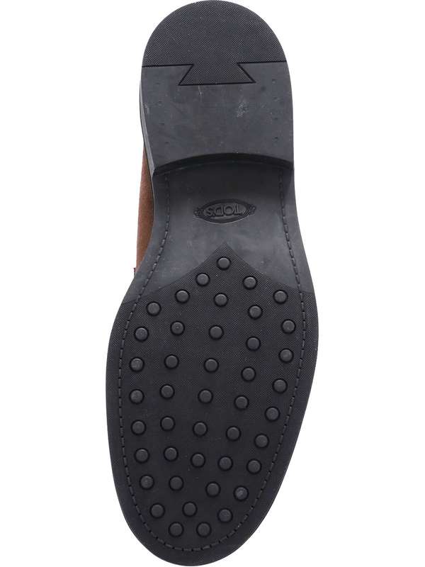 TOD`S Suede Penny Loafer Brown