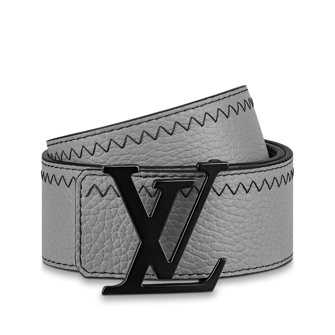 LV INITIALS COLOUR BLOCKS 40MM REVERSIBLE BELT