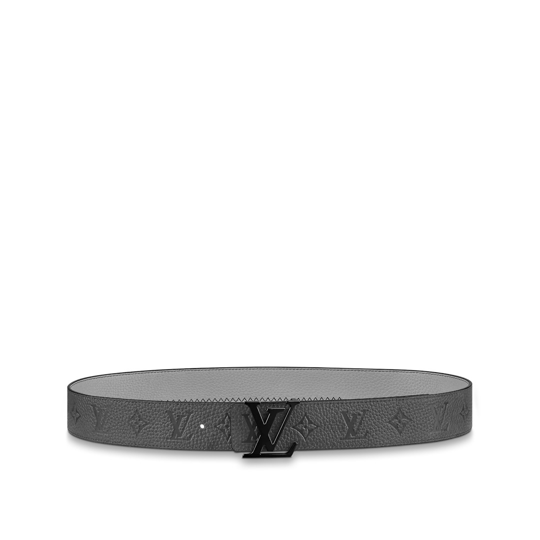 LV INITIALS COLOUR BLOCKS 40MM REVERSIBLE BELT