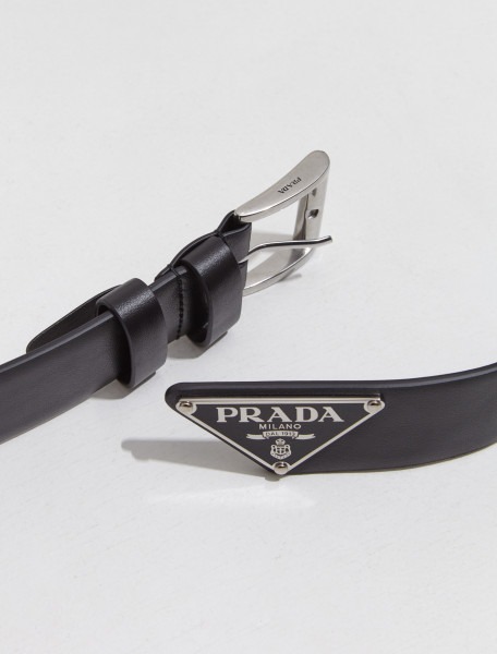Leather Belt in Black
