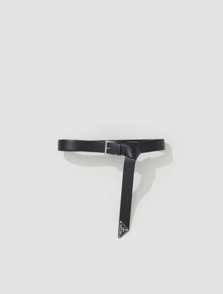 Leather Belt in Black