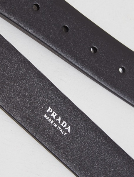 Leather Belt in Black