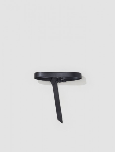 Leather Belt in Black