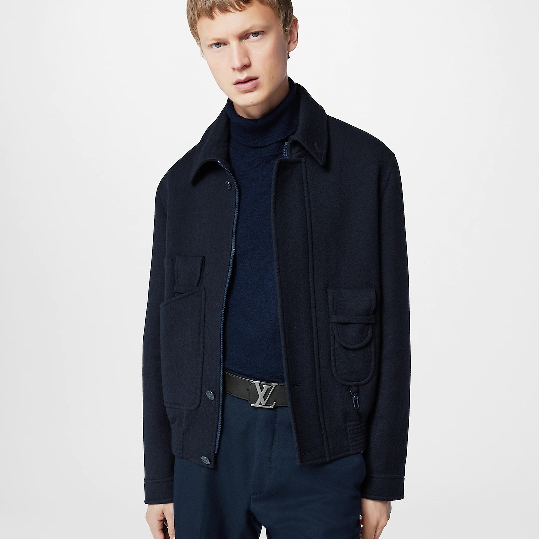 LV INITIALES 40MM REVERSIBLE BELT - Damier Graphite