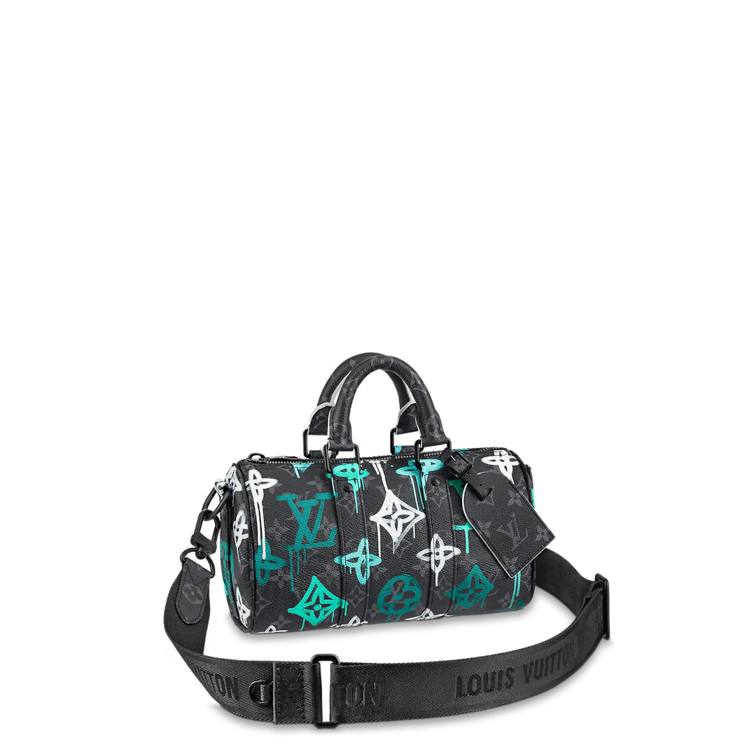 KEEPALL BANDOULIÈRE 25 - Graffiti Green