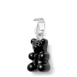Nostalgia bear - Black - Silver plated Classic connector