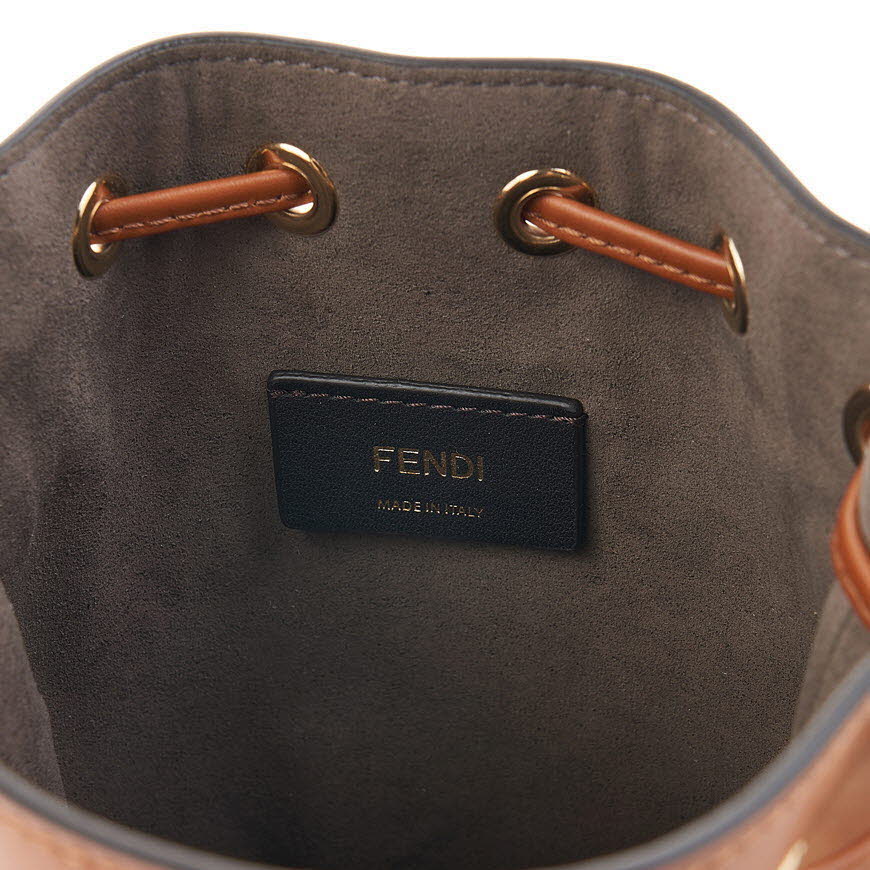 Mon Tresor Brown leather mini-bag