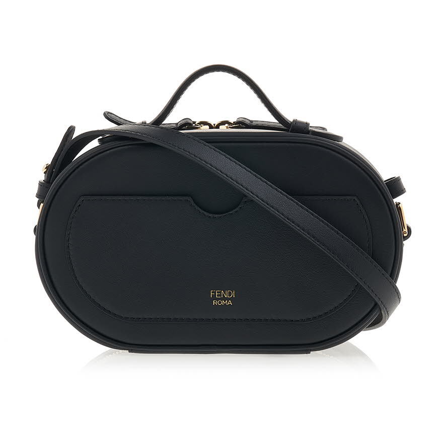 O’Lock Mini Camera Case Black leather mini bag