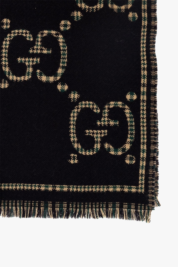 WOOL SCARF BLACK