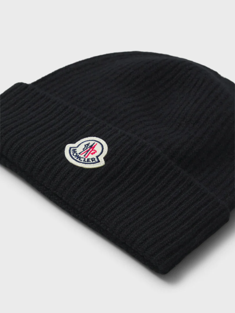 Berretto Tricot Hat in Black