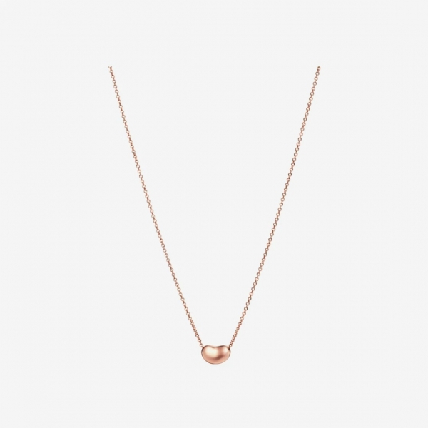 Tiffany & Co. Elsa Peretti Bean Design Pendant 9mm Rose Gold