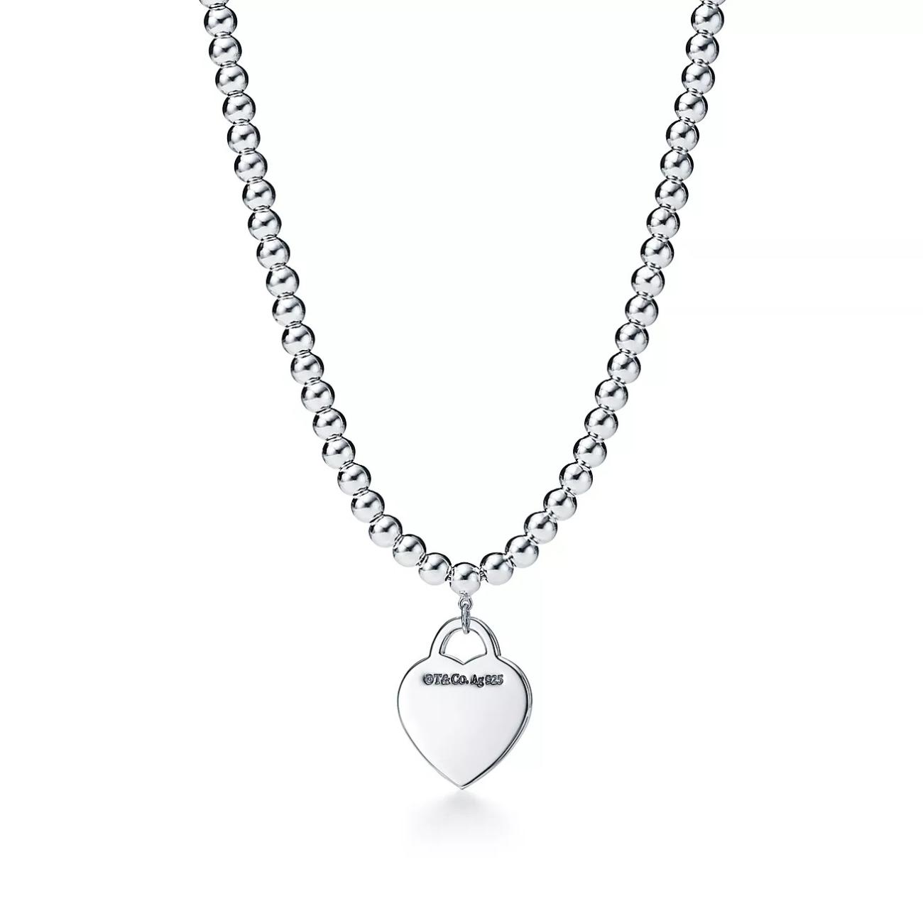 Tiffany & Co. Return To Tiffany Bead Necklace Small Silver